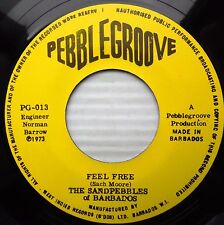 SANDPEBBLES of BARBADOS 45 Feel Free Jean & Dinah POP CALYPSO from 1973 g2346