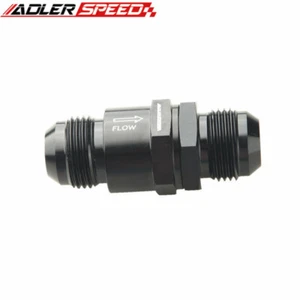 ADLERSPEED AN12 Aluminum Non Return One Way Check Valve Fuel EFI Fitting Adapter - Picture 1 of 6
