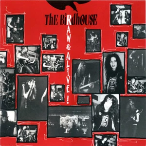 THE BIRDHOUSE Raw & Alive (10") . high energy rock and roll - Imagen 1 de 2