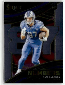 Sam LaPorta 2023 Panini Select #NMB-SLA Select Numbers - Imagen 1 de 2