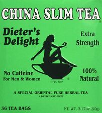 6-Pack-China Slim Herbal Tea Extra Strength -Dieter's Delight 36 Tea Bags