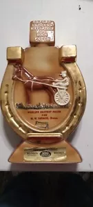 SELTEN 1970 Dan Patch World's Fastest Racer Old Mr. Boston Whiskey Dekanter LEER - Bild 1 von 6