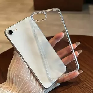 Custodia telefono antiurto + schermo vetro temperato per iPhone SE 7 8 6S Plus - Foto 1 di 13