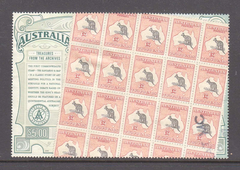 Australia 2004 Treasures from the Archive .Fine used mini sheet. - Image 1 of 1