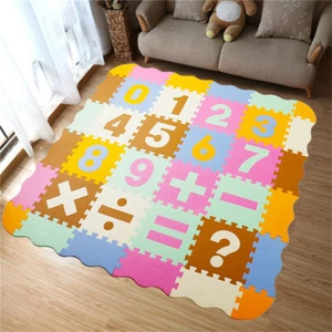 Extra Thick Play Mat Baby Kids Crawling Educational Soft Foam Puzzle Game Carpet - Picture 1 of 16