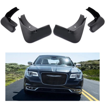1Set Car Mudflaps Splash Guards Mudguard Fender for 2011-2021 Chrysler 300 Sedan - Imagem 1 de 4
