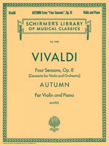 Vivaldi Schirmer Violin and Piano Sheet Music Book NEW 050262990 - Picture 1 of 1