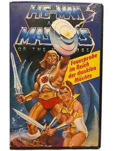 HE-MAN Masters - Feuerprobe Reich Mächte - VHS Video BOX - 1980 - INKgrafix Toys - Picture 1 of 4