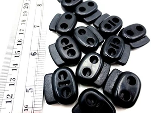 Drawstring Slide Lock Spring Loaded For 3/16" Thick String Sweat Pant Shorts Hat - Picture 1 of 12