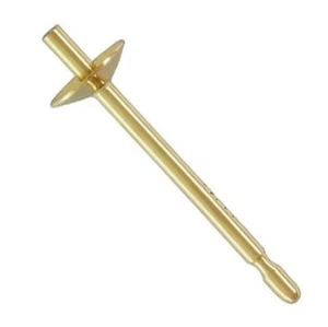 14K Yellow Gold 3mm Pearl Cup Earring Post 2 pcs or 10 pcs - Picture 1 of 1