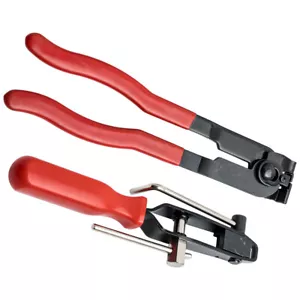 2* CV Joint Boot Clamp Plier Set Car Banding Crimper Cutter Tool Kit Installer - Foto 1 di 12