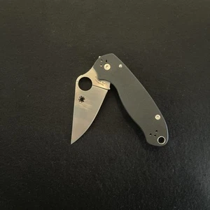 Spyderco Para 3 Black G10 CPM-S45VN Factory Second - Picture 1 of 7