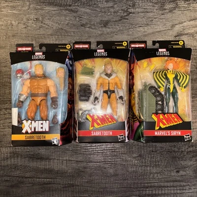 Marvel Legends Series X-Men Лот товаров Sabretooth X2, и Marvel's Siryn Лот новый запечатанный - Изображение 1 из 4