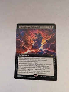 Cacophony Unleashed (Extended Art) Commander Masters Regular MTG - Picture 1 of 1