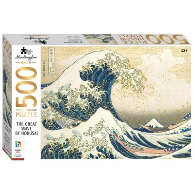 Rompecabezas Hinkler Mindbogglers Gold "The Great Wave" 500 piezas - ¡NUEVO!! Foto 1 de 4