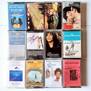 Lot De 12 K7 Cassette Audio, Special Bande Originale De Film Soundtrack - Photo 1/11