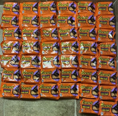 LOT OF 44 REESE'S Big Cup Chocolate Lava Milk Peanut Butter Cups Candy, 1.4 oz - Image 1 of 4