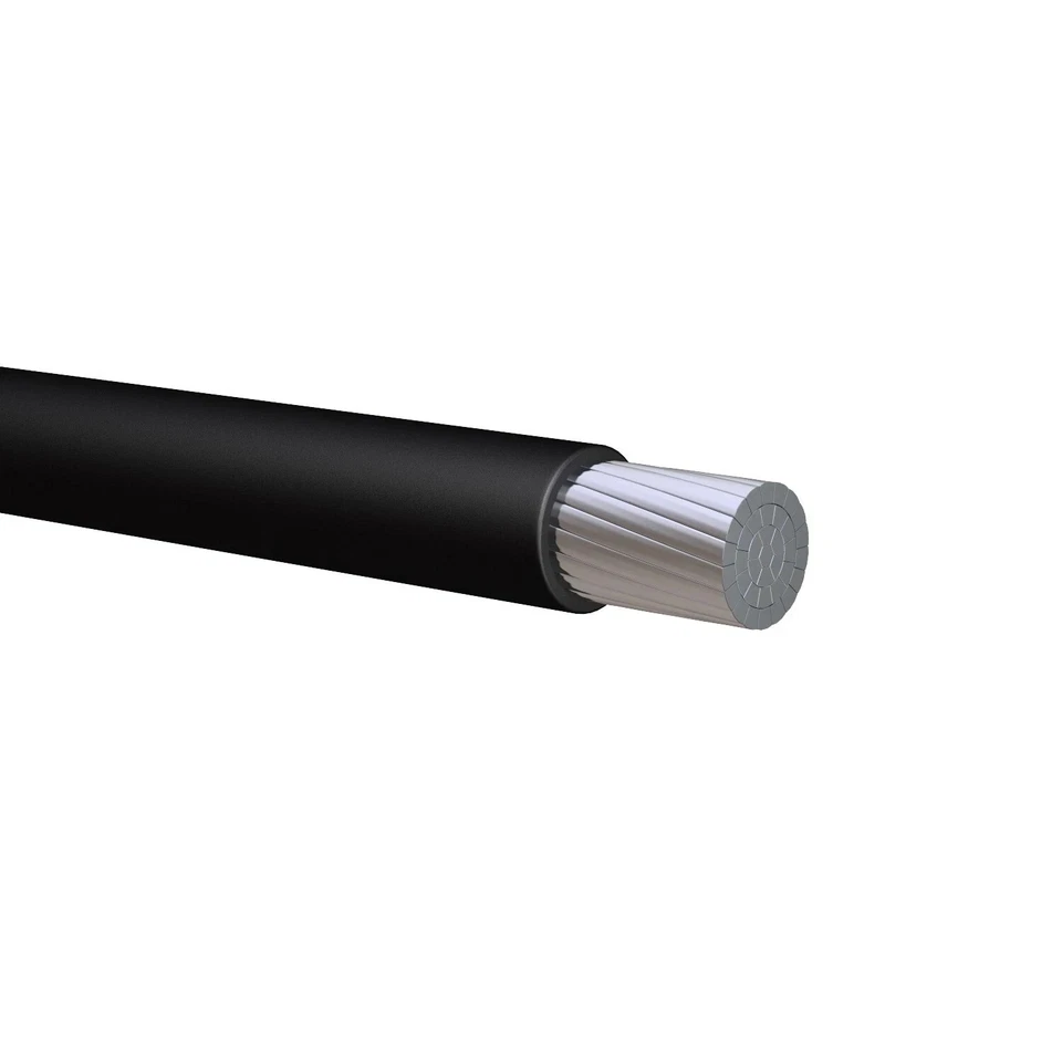 Cable de entierro directo 3/0 AWG aluminio XLP USE-2 RHH RHW-2 negro 600 V Foto 1 de 1