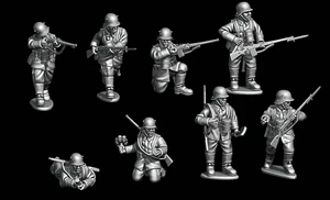 Primera Guerra Mundial 28 mm Escuadrón Alemán de Fusileros 02 - Imagen 1 de 1