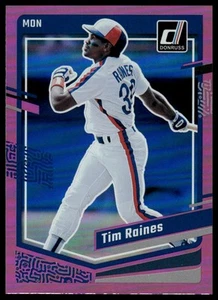 Tim Raines 2023 Donruss #223 Holo Pink Montreal Expos - Picture 1 of 2