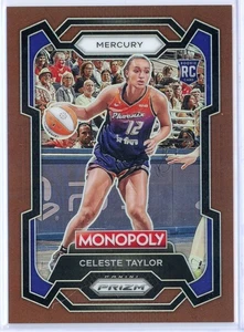 2024 Panini Prizm Monopoly WNBA 66 Celeste Taylor RC Brown Prizm /249 - Picture 1 of 2