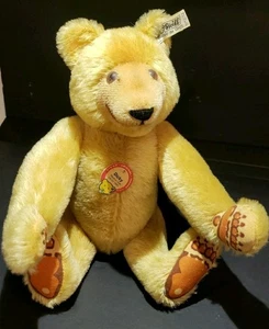 STEIFF DICKY TEDDY BEAR 1930 REPLICA 0172/32 12" Serial#00729 - Picture 1 of 12
