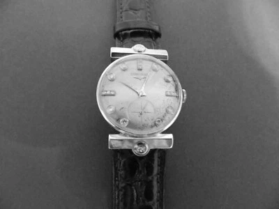 LONGINES  Unisex  29MM 14K White Gold Diamond Dress Watch c.1960s Swiss Luxury  - Image 1 of 4