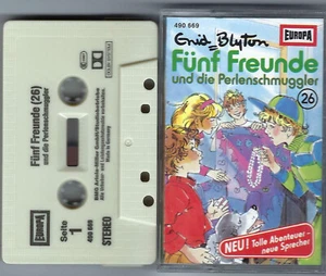 MC Fünf Freunde 26 Und die Perlenschmuggler grau EA 1. Auflage Regenbogencover - Bild 1 von 1