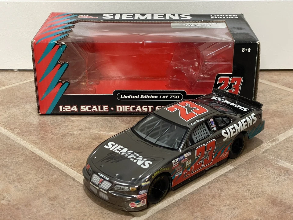 Scott Wimmer Siemens Racing Champions 2003 Gun Metal Chase firmado 1/24 #77/125 Foto 1 de 4