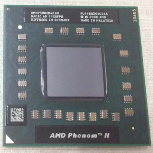 AMD Phenom II Quad-Core N930 N950 N970 Socket S1 Laptop CPU - Image 1 of 4