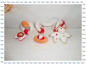 P - Spirale d'Activités Arche Jeux Poussette Grelot Vache P'tit Bisou Aubert - Picture 1 of 1