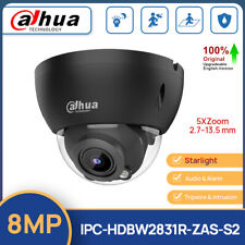 Dahua 8MP 4K Starlight 5XZoom Dome Camera IPC-HDBW2831R-ZAS-S2 IR60m Audio Alarm