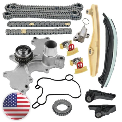 Kit de cadena de distribución de bomba de agua para Ford Police Interceptor utilitario Mustang XLT 3,7 L Foto 1 de 4