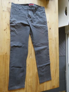 Rapha Cotton Trousers Mens 30 Wx27 Inseam Gray Cycling Biking Slim Leg Pant - Picture 1 of 4