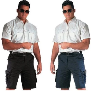 HERO SALE! EMT EMS Shorts Uniform Cargo NAVY & BLACK Tactical 7 PKT Rothco78211 - Picture 1 of 18