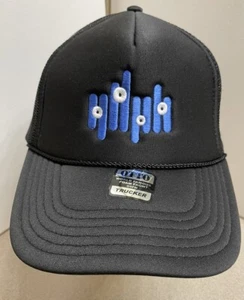 SIRIUS XM MEDIA Satellite Radio Trucker Mütze Kappe Netz Seil schwarz Druckknopflasche Herren - Bild 1 von 7