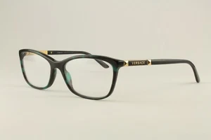 Authentic Versace 3186 5076 Green Gold 54mm Frames Eyeglasses Italy - Picture 1 of 7