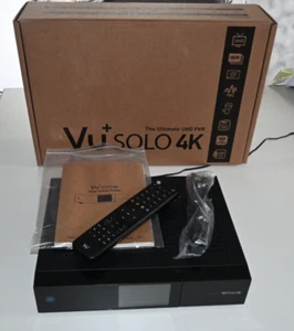 Sat Receiver VU+ Solo 4K UHD mit 2 TB Festplatte und 4 DVB-S2-Tuner in OVP - Bild 1 von 9