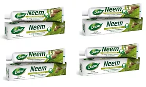 🌿 Dabur Herb’L Neem Toothpaste 200g (Pack of 4) | No Fluoride & Parabens 🚀 - Picture 1 of 8