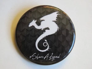 BEER BUTTON Pinback: SHARE A LEGEND - New Holland Dragon's Milk Stout - Picture 1 of 2