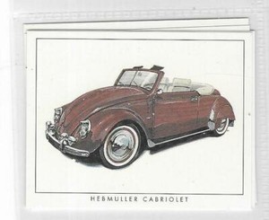 Golden Era Single Cards Volkswagen Beetle Vespa Scooters Famous Footballers 