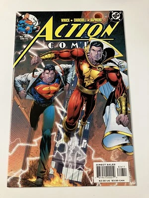 ACTION COMICS #826 (2005) APLICACIÓN CAPTAIN MARVEL - DC COMICS - ARTE IAN CHURCHILL-EN MUY BUEN ESTADO-NM Foto 1 de 4