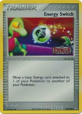 Energy Switch 75/108 EX Power Keepers Holo Uncommon Near Mint NM Pokemon