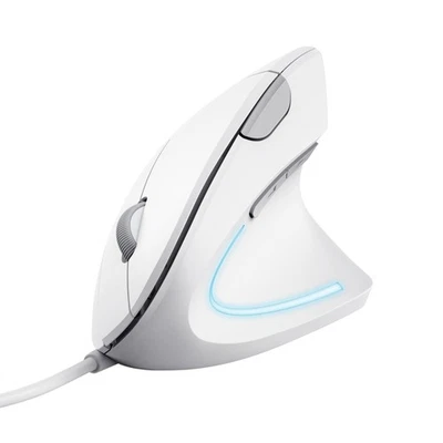 Trust Verto Wired Ergonomic Mouse, Vertical Mouse with LED Illumination, Reduces - Image 1 of 4