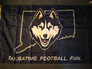 UConn Huskies Flag/Banner 60"×36" Brand New - Picture 1 of 3