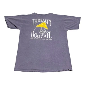 2000s The Salty Dog Cafe Light Purple Double Sided Shirt Men's XL NO NECK - Picture 1 of 7