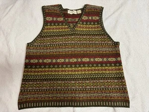 Chaleco suéter vintage Orvis XL 100 % lana para mujer - Imagen 1 de 4