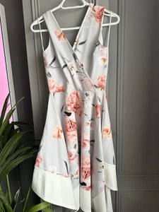 Quiz Floral Dress Women Size 10 - Picture 1 of 2