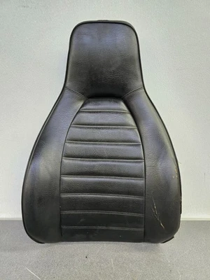 NICE USED ORIGINAL RECARO PORSCHE 911 912E BLACK DRIVERS BUCKET SEAT BACK #4 — 第 1/4 张图片
