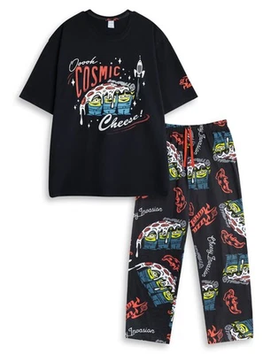 Disney Negro Toy Story Conjunto de pijama de manga corta y pierna larga Hombres - Imagen 1 de 4